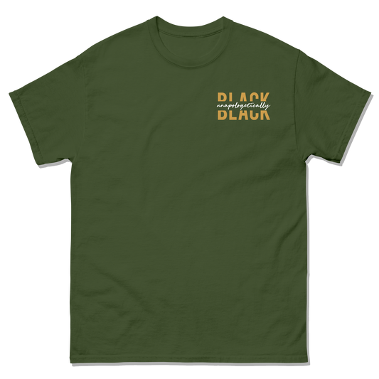 "Unapologetically Black" T-Shirt - Olive / Khaki