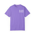 "Unapologetically Black" Garment-Dyed T-shirt (Orchid)
