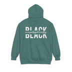 "Unapologetically Black" Garment-Dyed Hoodie (Green)