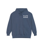 "Unapologetically Black" Garment-Dyed Hoodie (Denim)