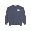 "Unapologetically Black" Garment-Dyed Sweatshirt (Denim)