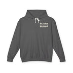 "Unapologetically Black" Lightweight Hoodie (Pepper/Ivory)