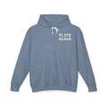 "Unapologetically Black" Lightweight Hoodie (Blue Jean/Ivory)