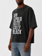 "Unapologetically Black" Washed T-Shirt