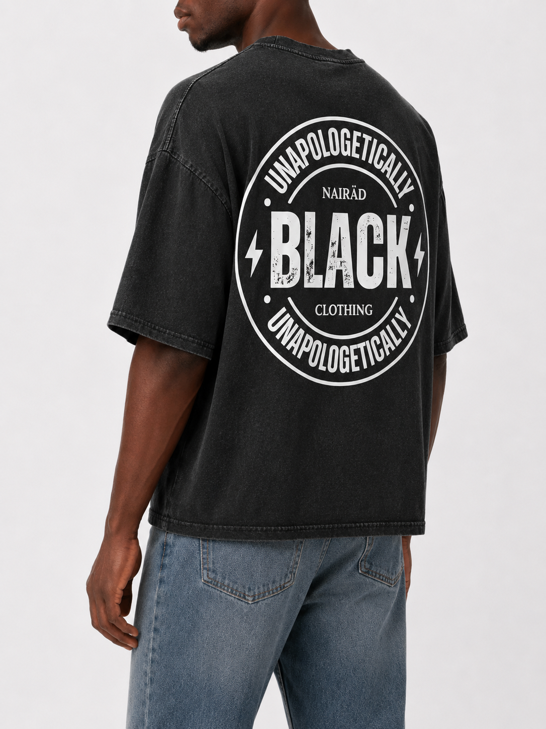 "Unapologetically Black" Washed T-Shirt