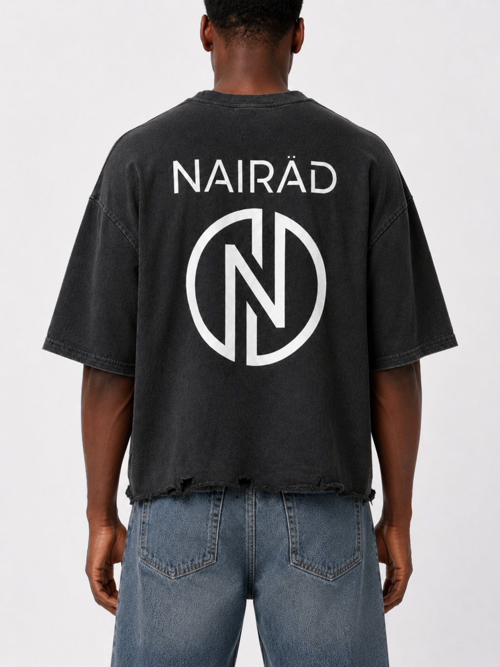 "Society" Washed  T-Shirt (Black)