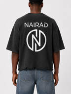 "Society" Washed  T-Shirt (Black)