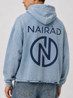 "Society" Vintage Washed Hoodie (Blue)