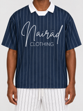 Unapologetic Pinstripe Jersey - Navy Blue